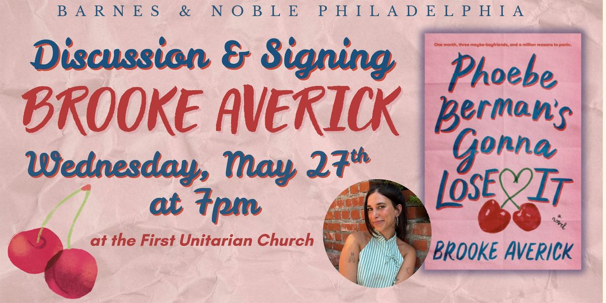 Brooke Averick celebrates PHOEBE BERMAN\u2019S GONNA LOSE IT on May 27th at 7pm