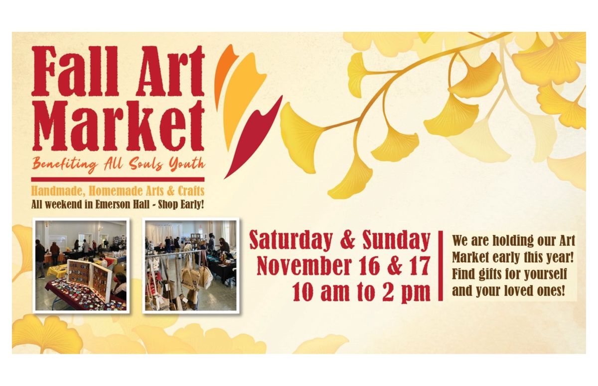 Fall Art Market at All Souls Unitarian Church