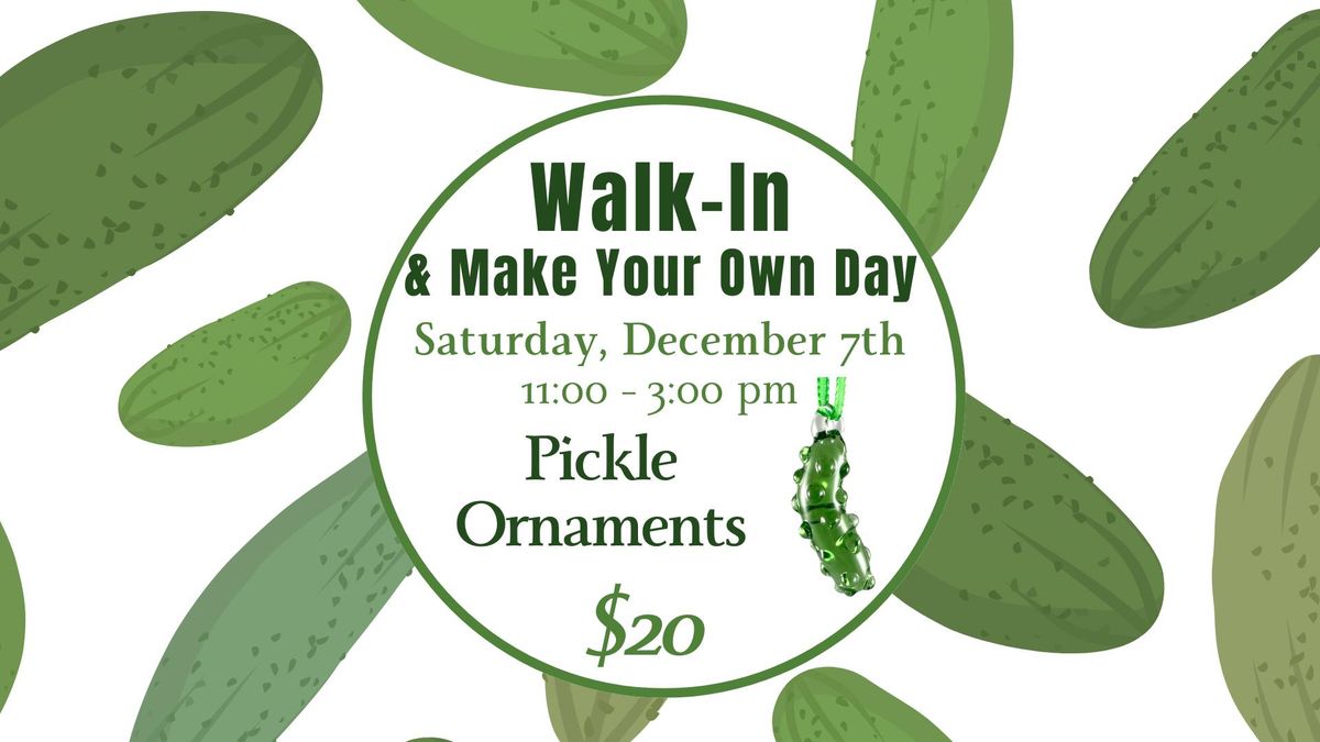 Walk In Make Your Own Pickle Ornament