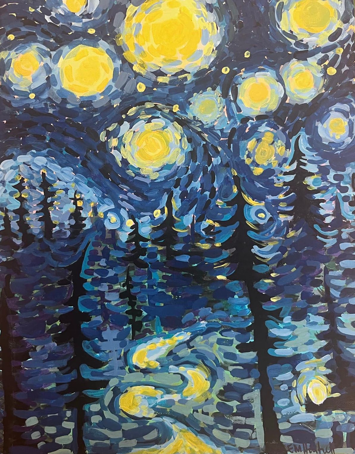 Starry Starry Paint Night - Valentines 2025