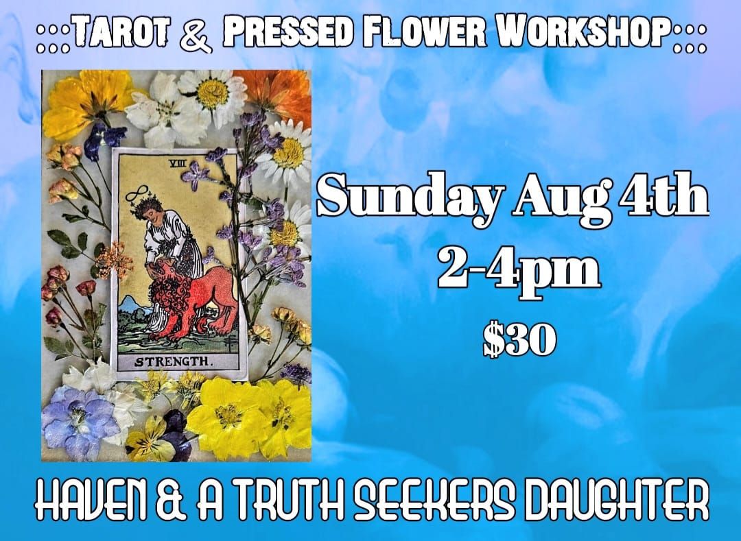 Tarot and pressed flower workshop