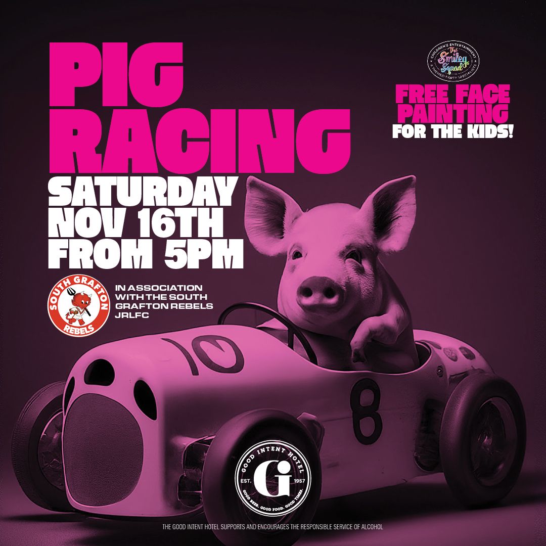 Pig Races at The GI!