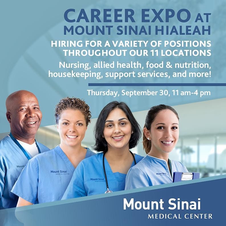 Mount Sinai Systemwide Hiring Event