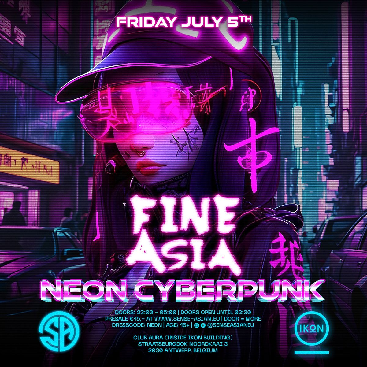 Fine Asia x Sense Kpop - Neon Cyberpunk