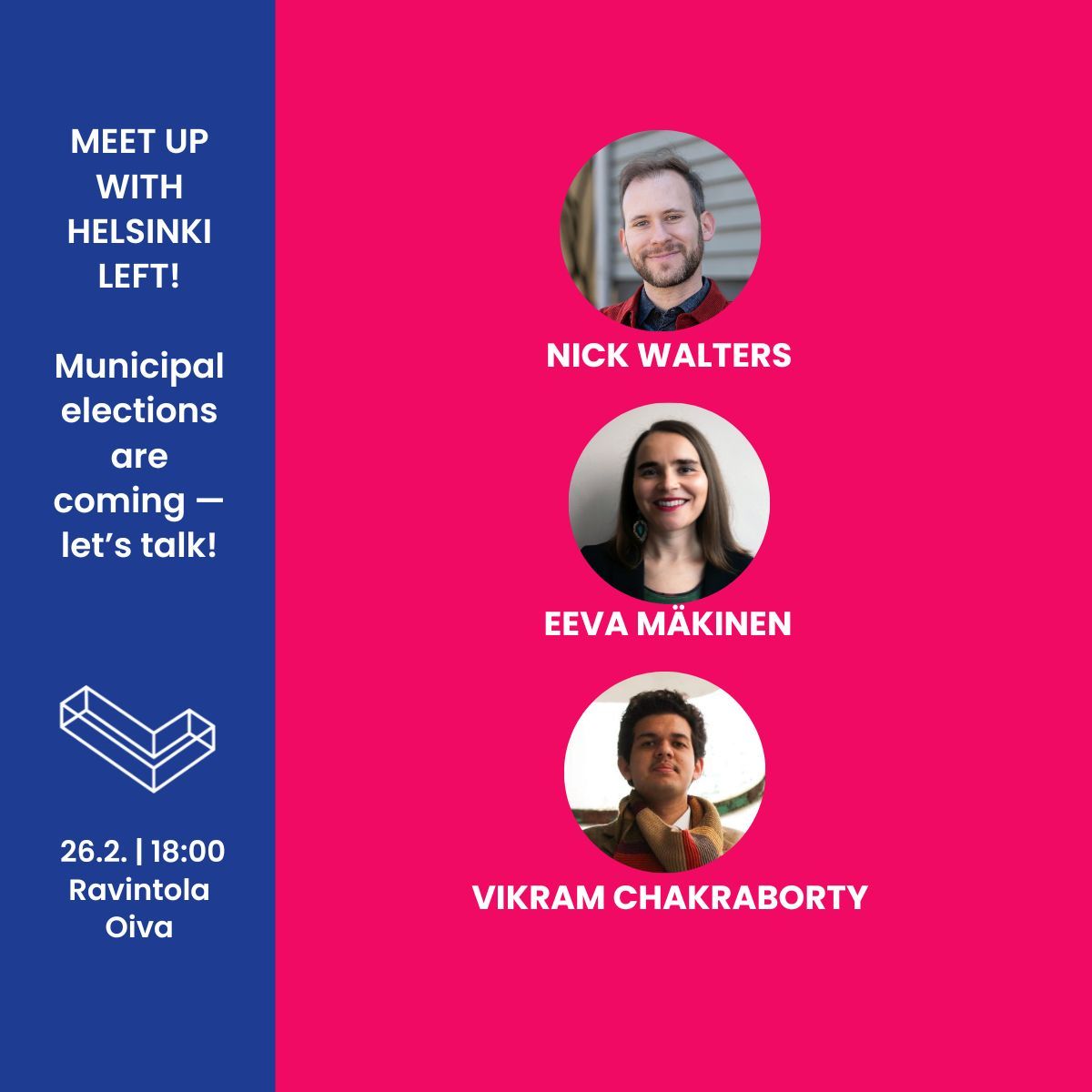 MEET UP with HELSINKI LEFT Municipal candidates 