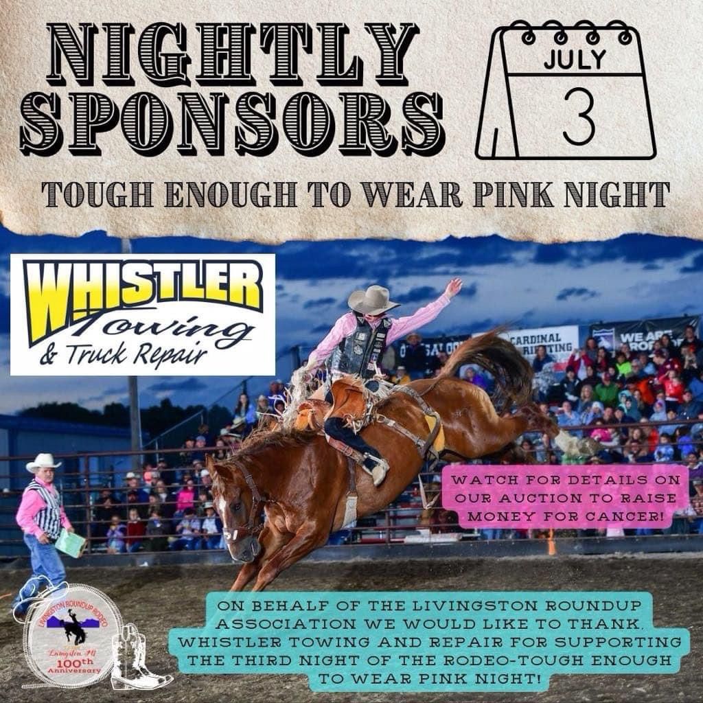 Livingston Roundup Rodeo - July 3rd