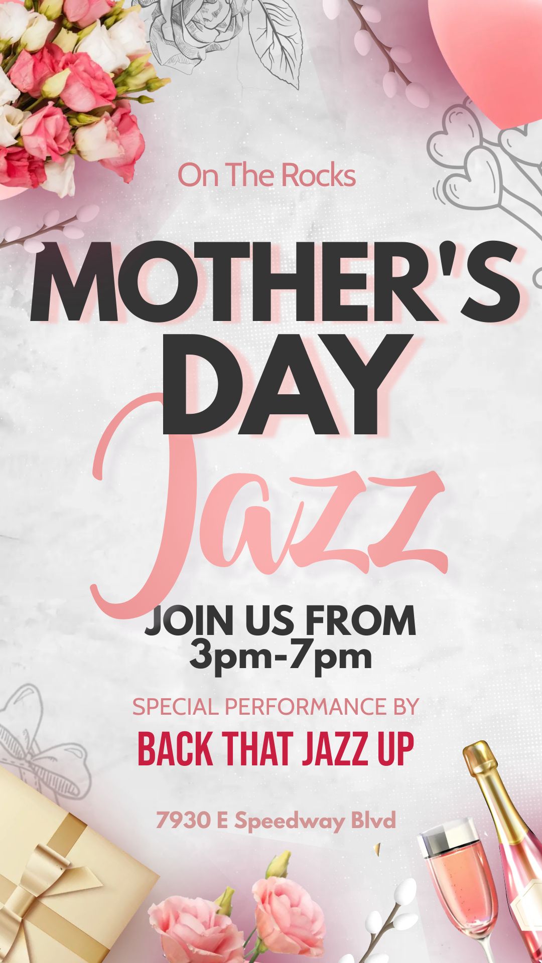 Mother's Day with Back That Jazz Up at On The Rocks