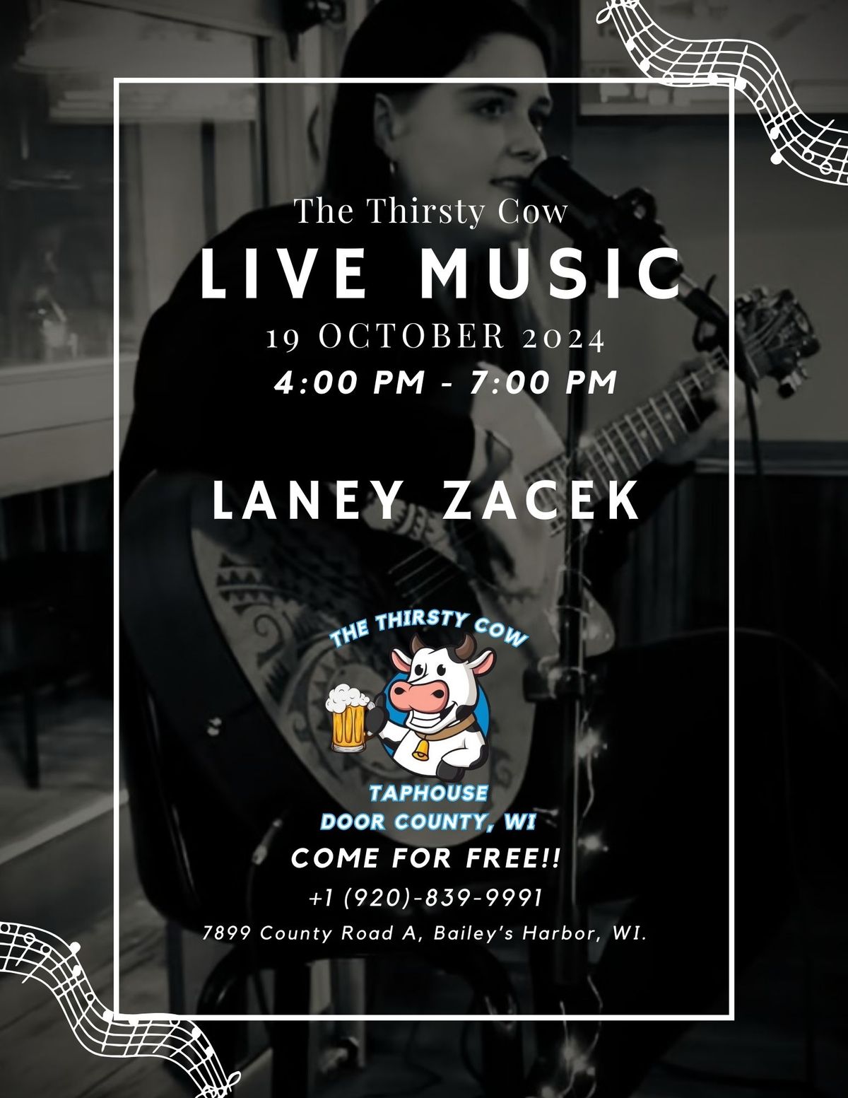 Live Music with Laney Zacek!