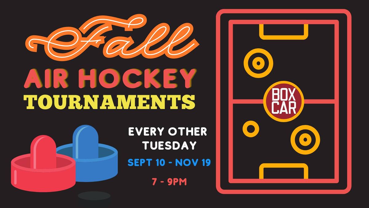 Fall Air Hockey Tournaments