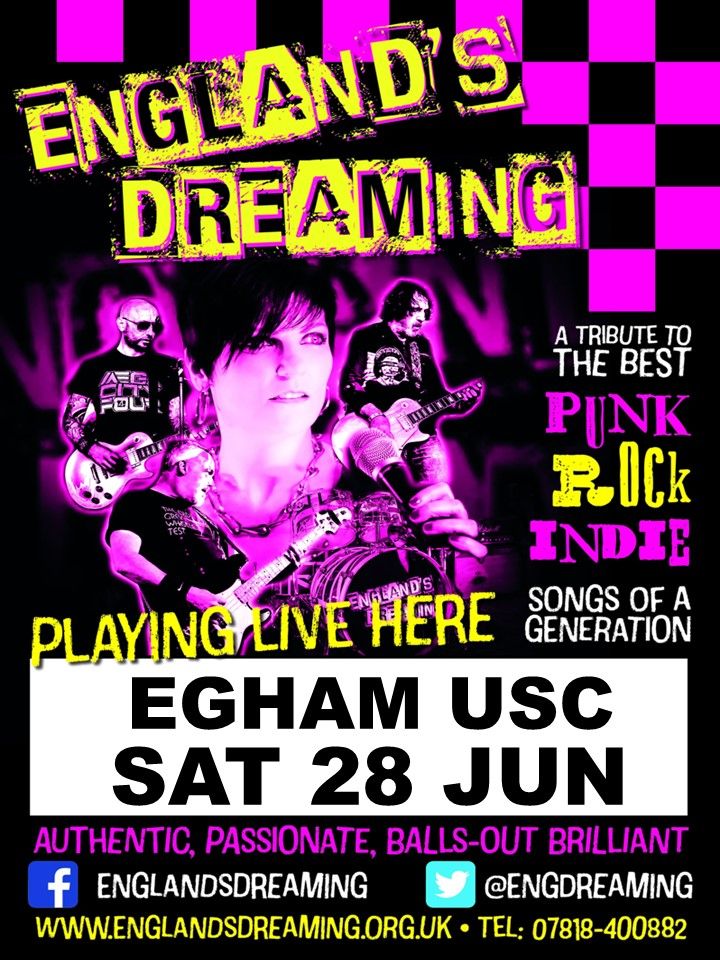 England's Dreaming Gig at Egham United Services Club