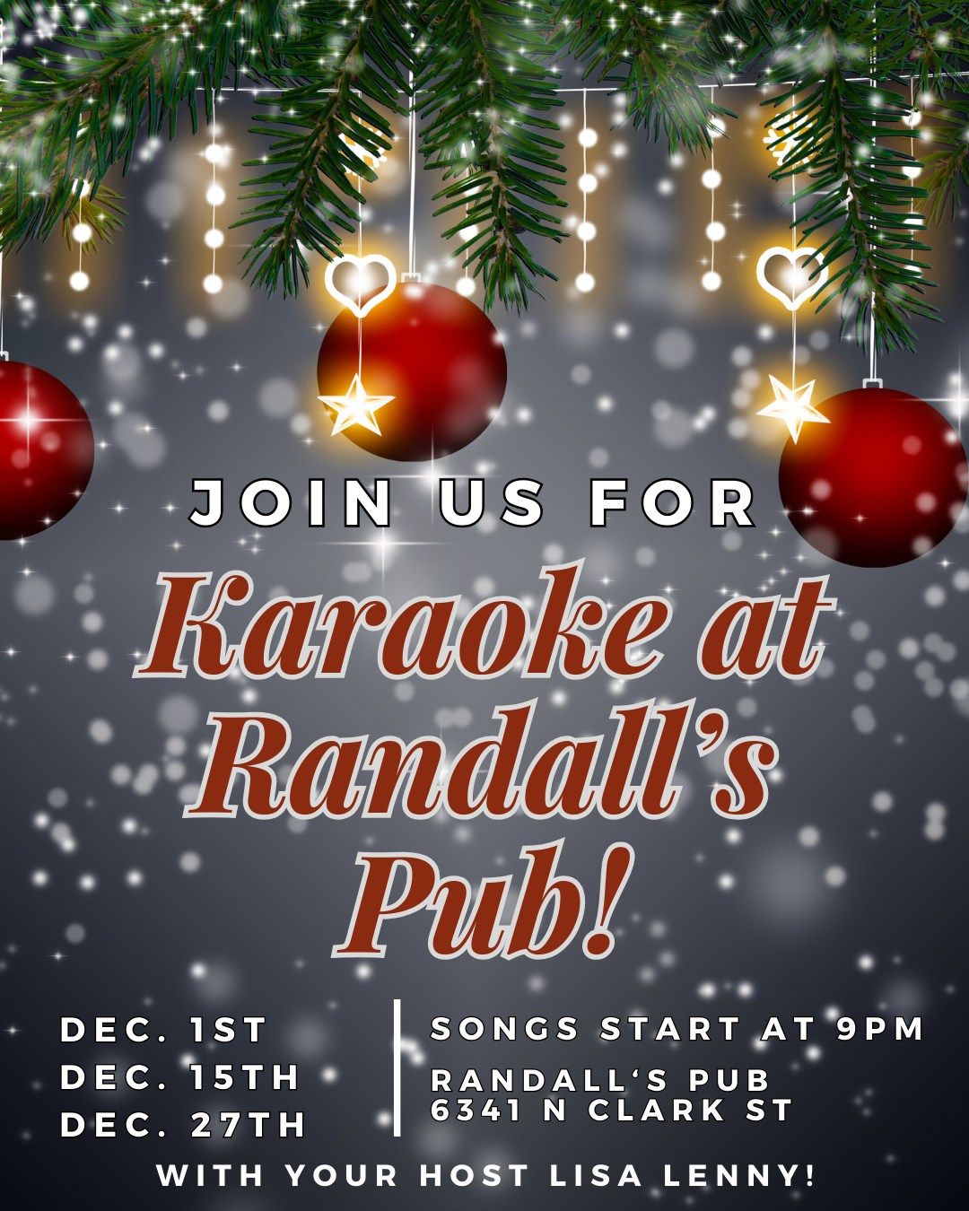 Karaoke Party at Randall's in Edgewater (Last Fridays)