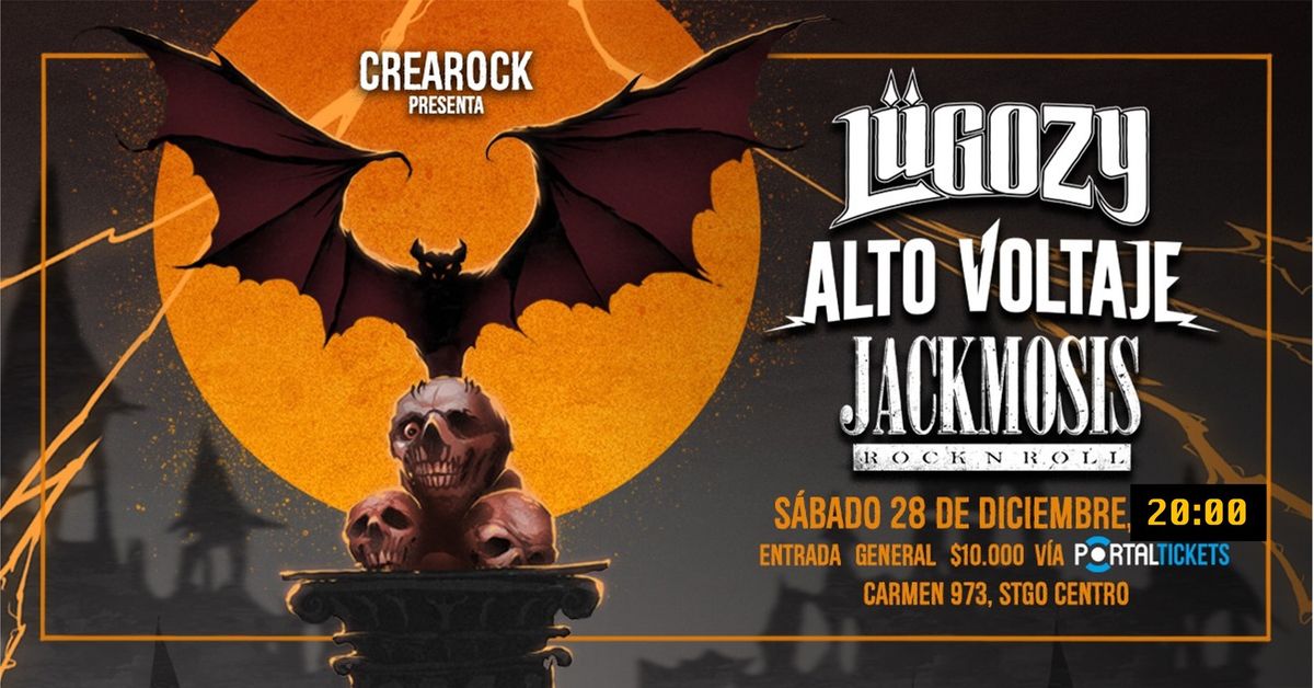  JACKMOSIS \/ LUGOZY \/ ALTOVOLTAJE EN VIVO @CREAROCK