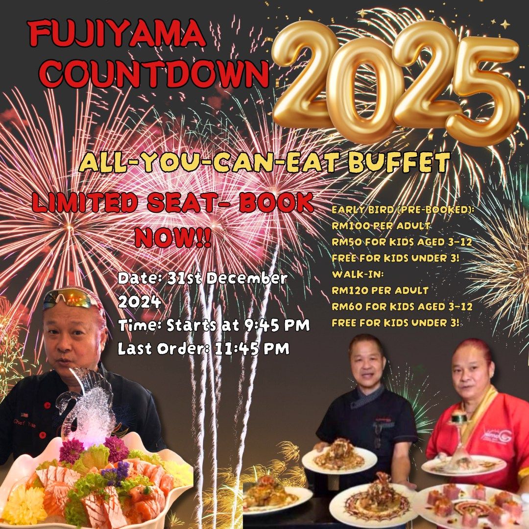 Fujiyama Countdown Buffet Party.