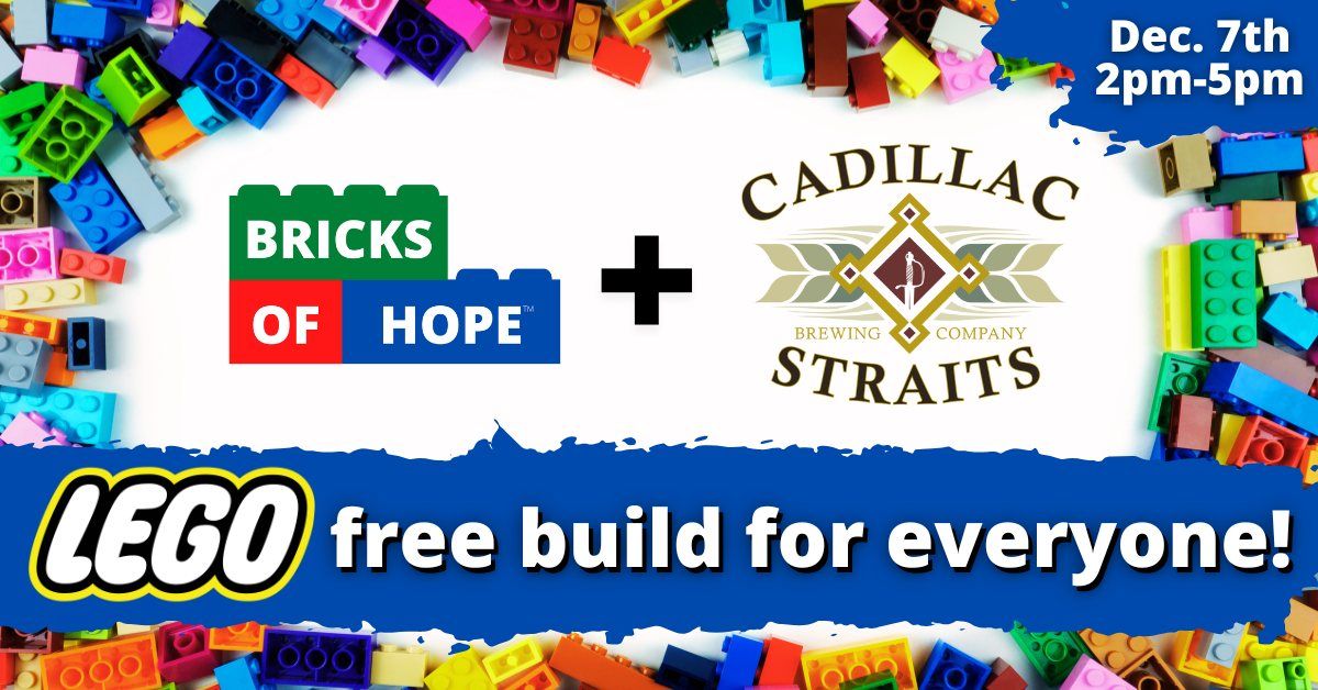 Buildapalooza + LEGO\u00ae Drive at Cadillac Straits Brewing!