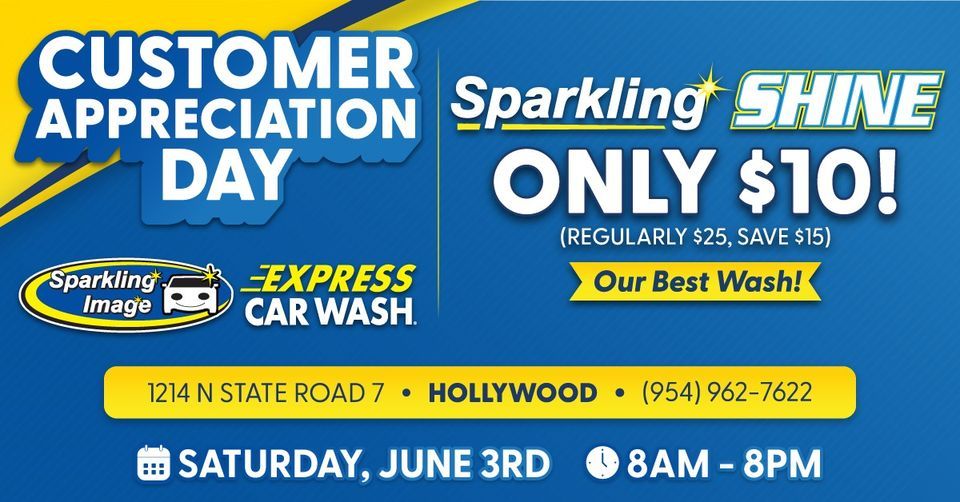 Customer Appreciation Day at Sparkling Image Express Car Wash