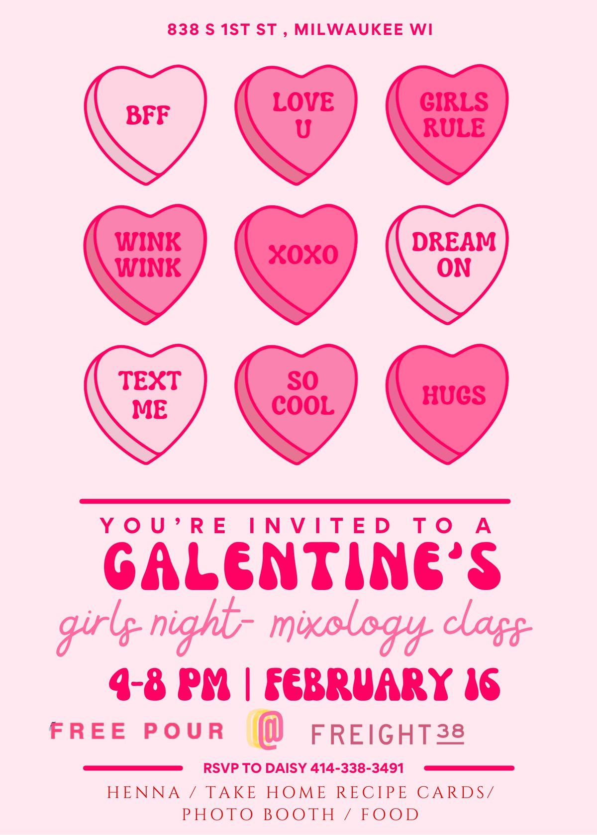 Galentine's Girls Night- Mixology Class 