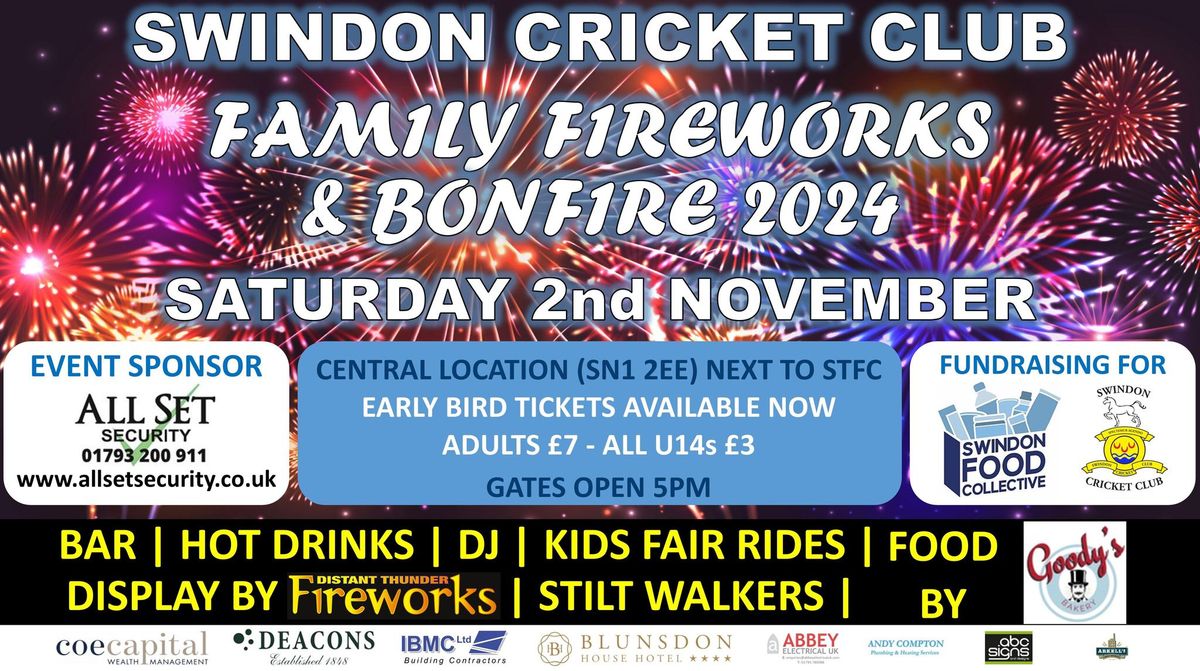 Family Fireworks & Bonfire 2024