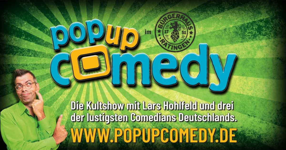 Pop Up Comedy im B\u00fcrgerhaus Ratingen