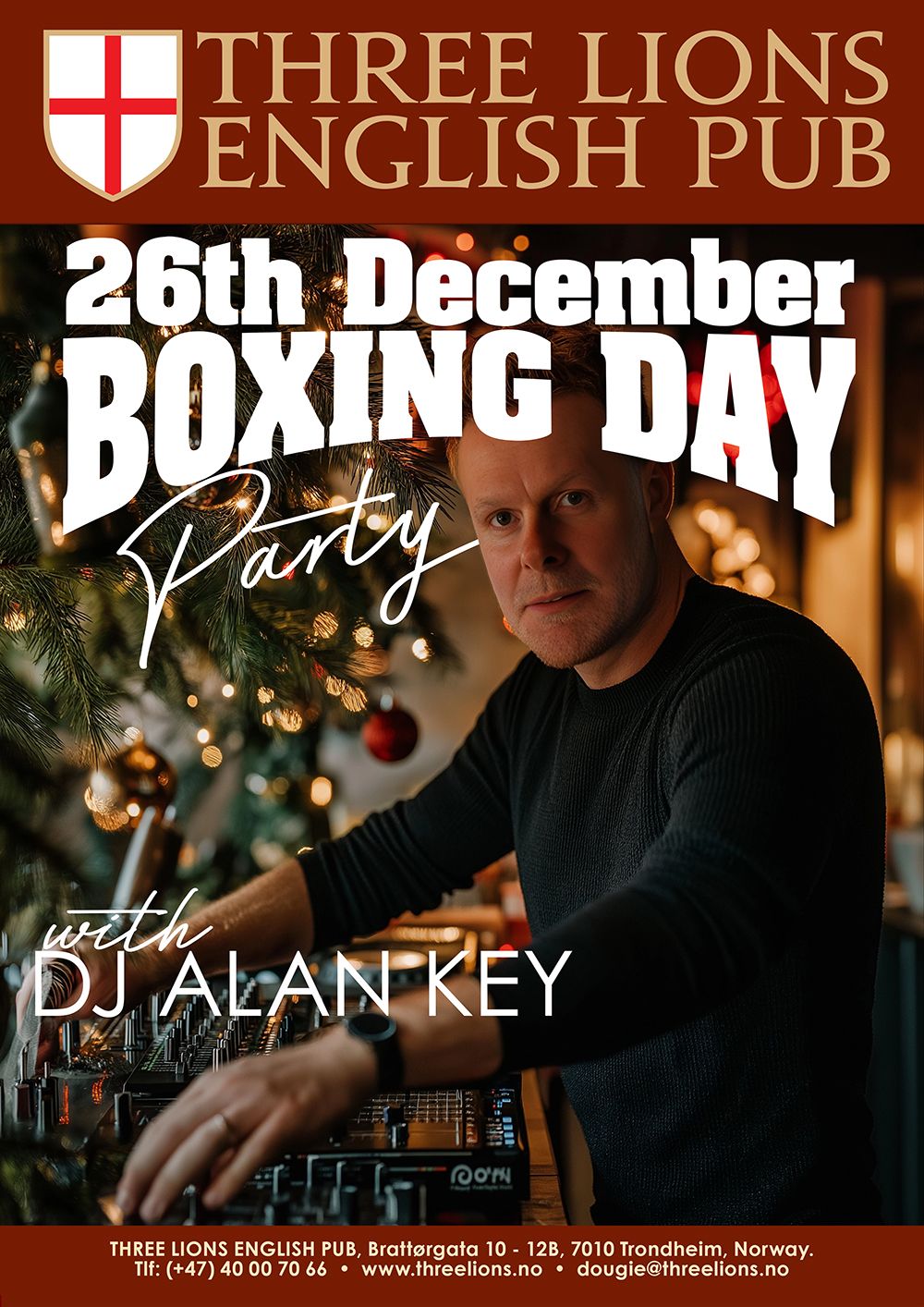 Boxing Day DJ Alan Key