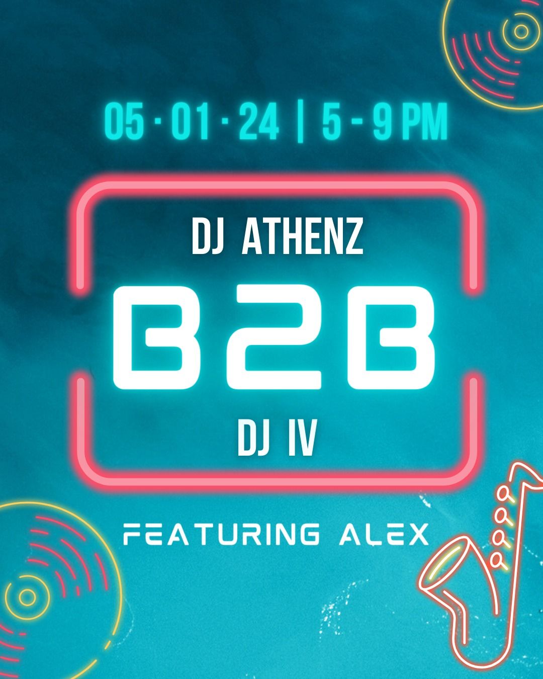 B2B DJ Athenz and DJ IV at The Marquis