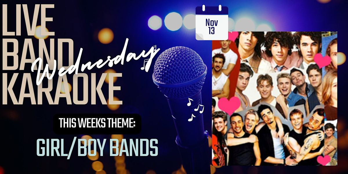 Girl Groups & Boy Bands | Live Band Karaoke @ Third Rail