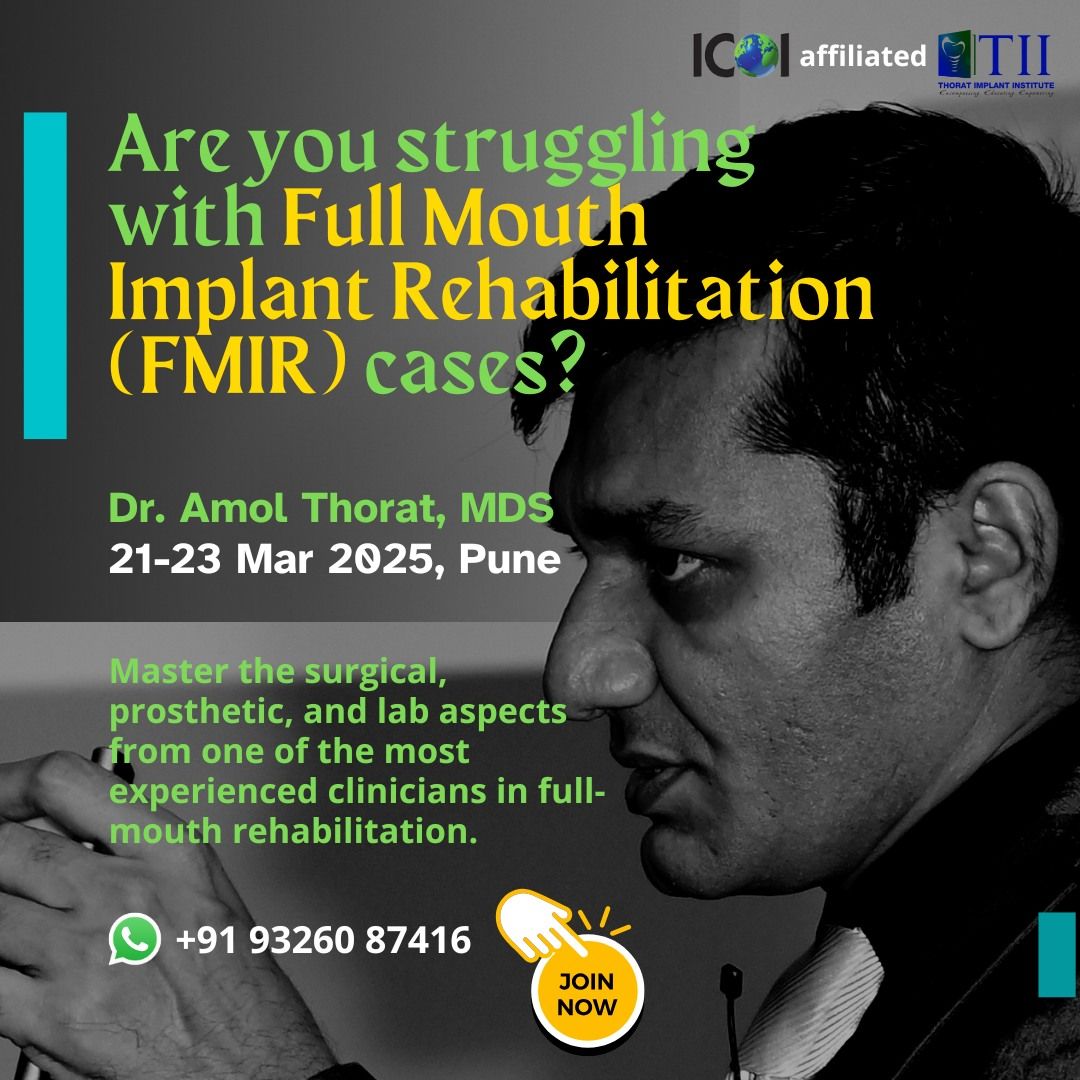 Full Mouth Implant Rehabilitation (FMIR) by Dr. Amol Thorat, March 2025, Pune 