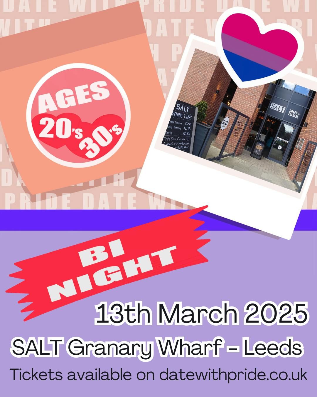 Bi Night - LGBTQ+ Speed Dating Leeds - 13th March