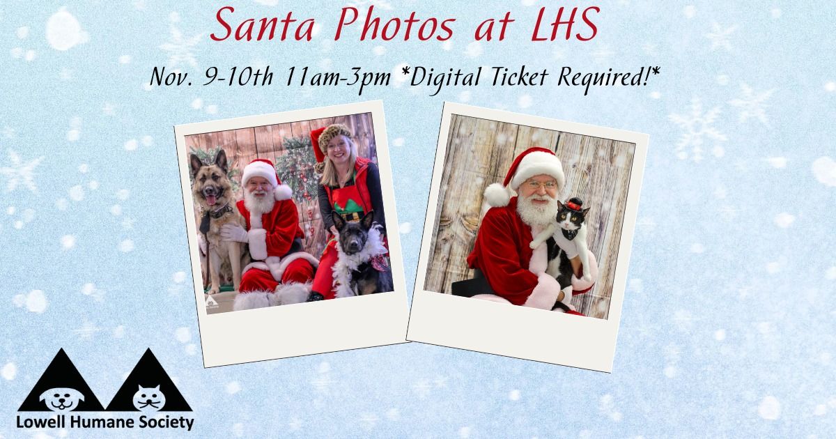 Santa Photos at Lowell Humane Society