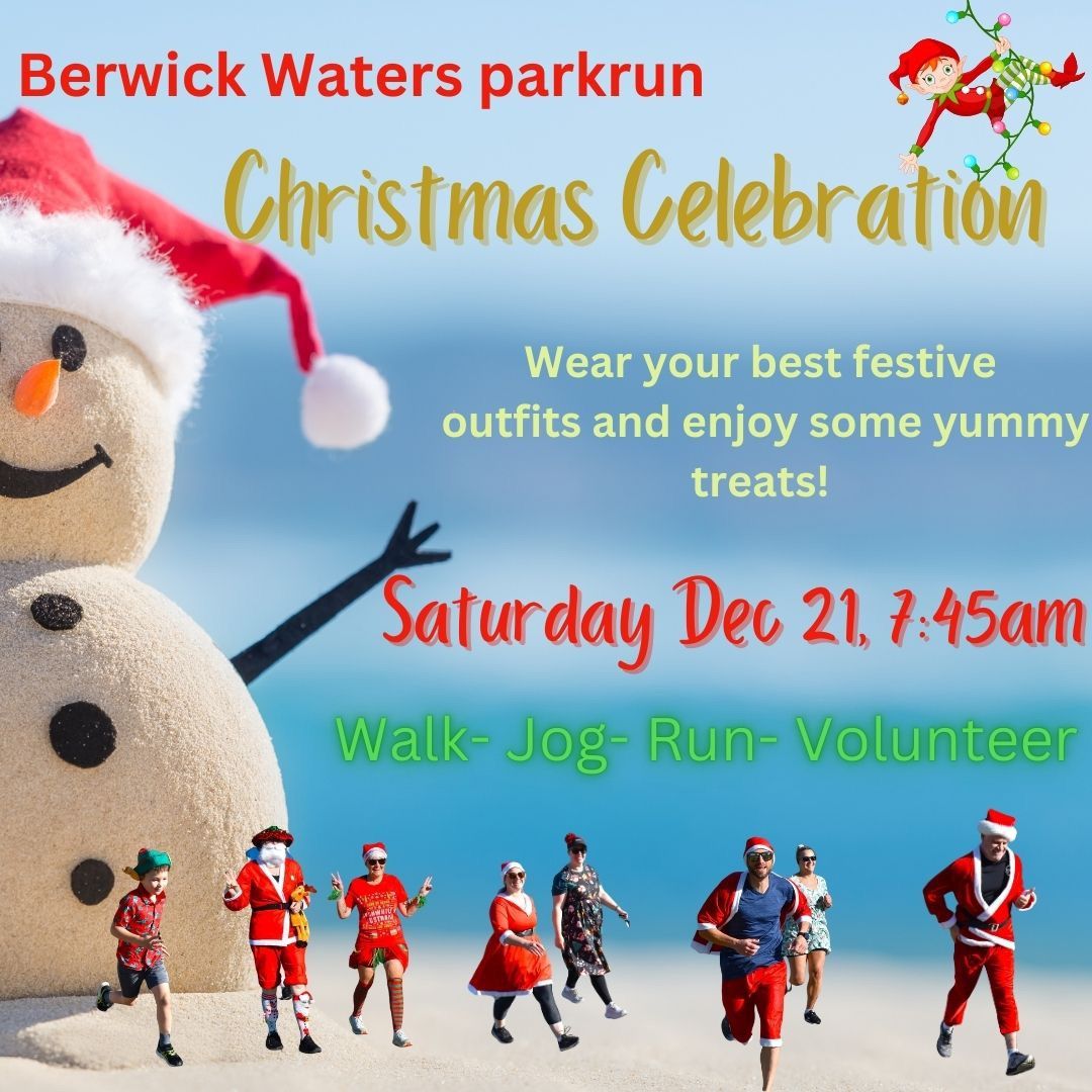 Christmas Celebration at Berwick Waters parkrun