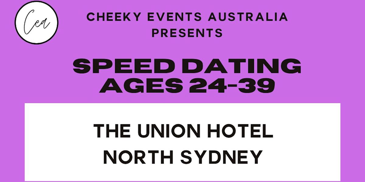 Sydney Speed dating for ages 24-39 @ The Union Hotel, North Sydney