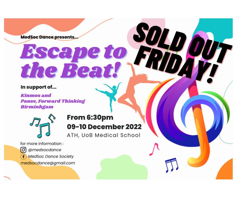 MedSoc Dance: Escape to the Beat!
