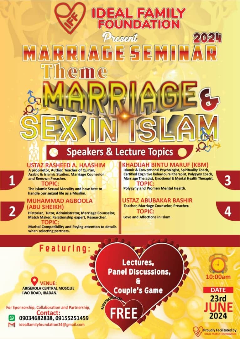 A Day with Abu Sheikh Muhammad Agboola ' Marriage Workshop