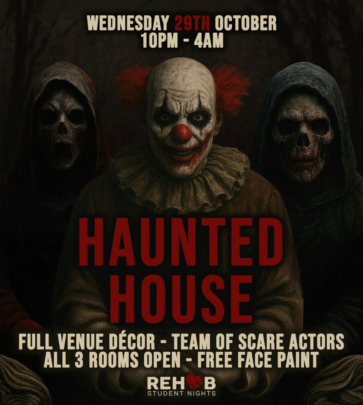 Huddersfield - Rehabs Halloween Haunted House