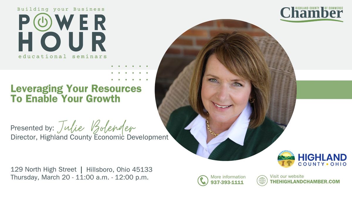 Power Hour- Leveraging Your Resources To Enable Your Growth