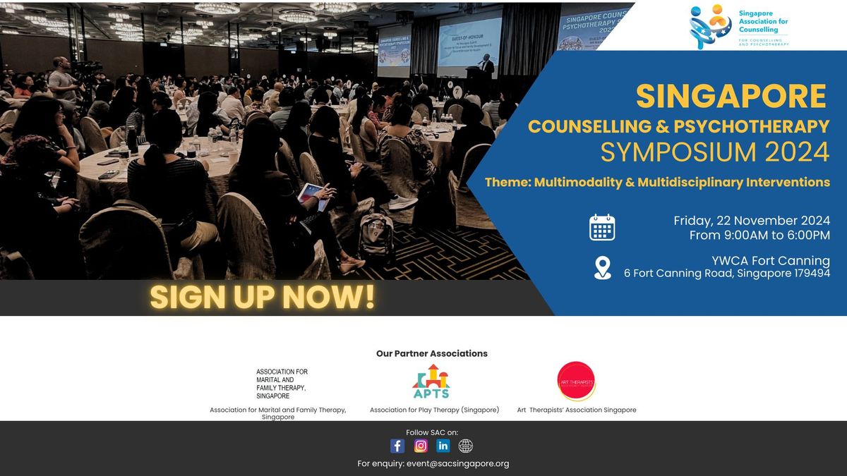 2024 Singapore Couinselling & Psychotherapy Symposium