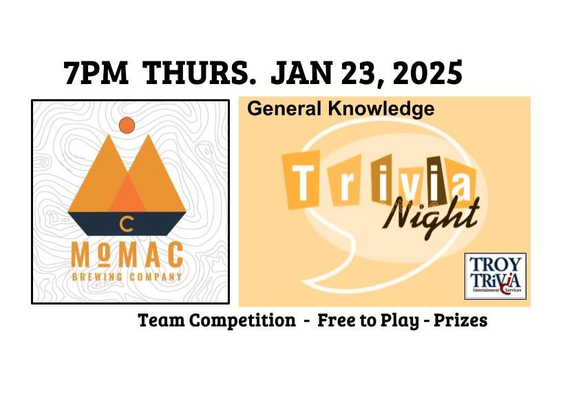 MoMAC Brewing - Trivia Night