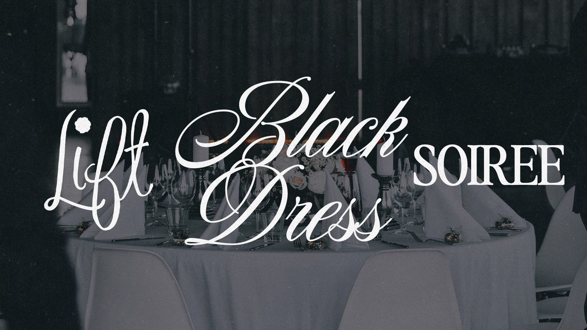 Ladies LIFT Black Dress Soiree 