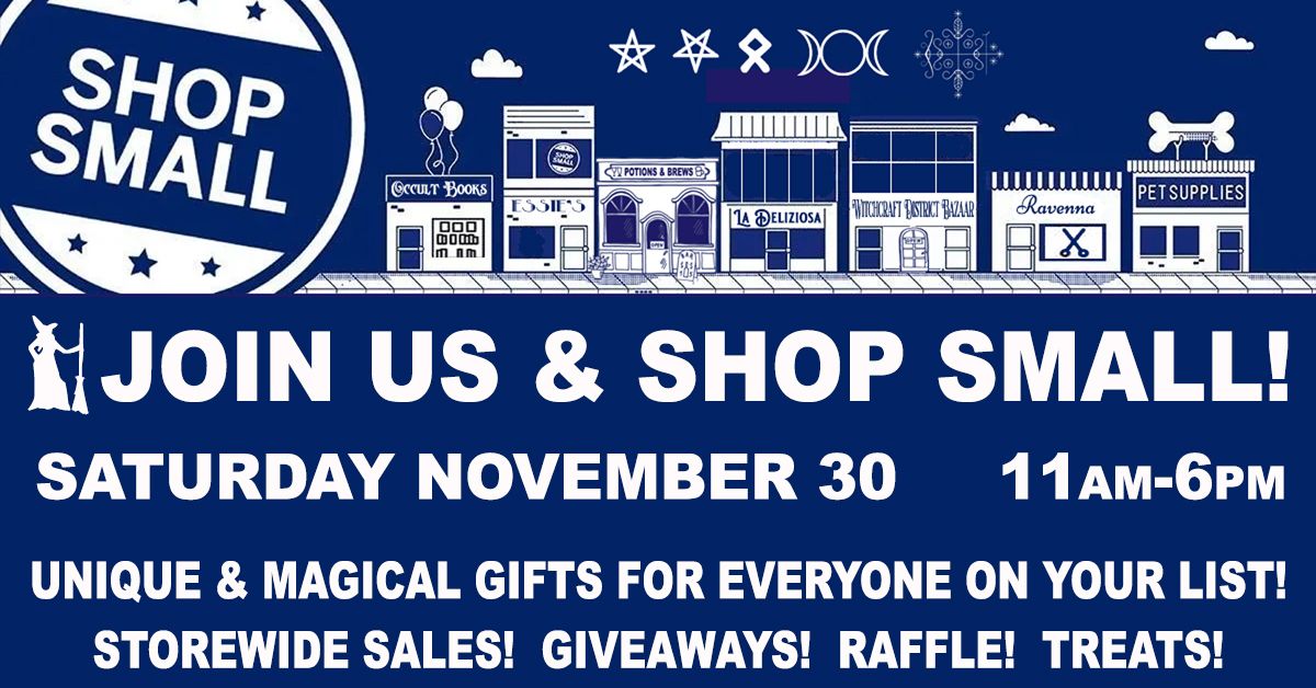 SHOP SMALL SATURDAY!