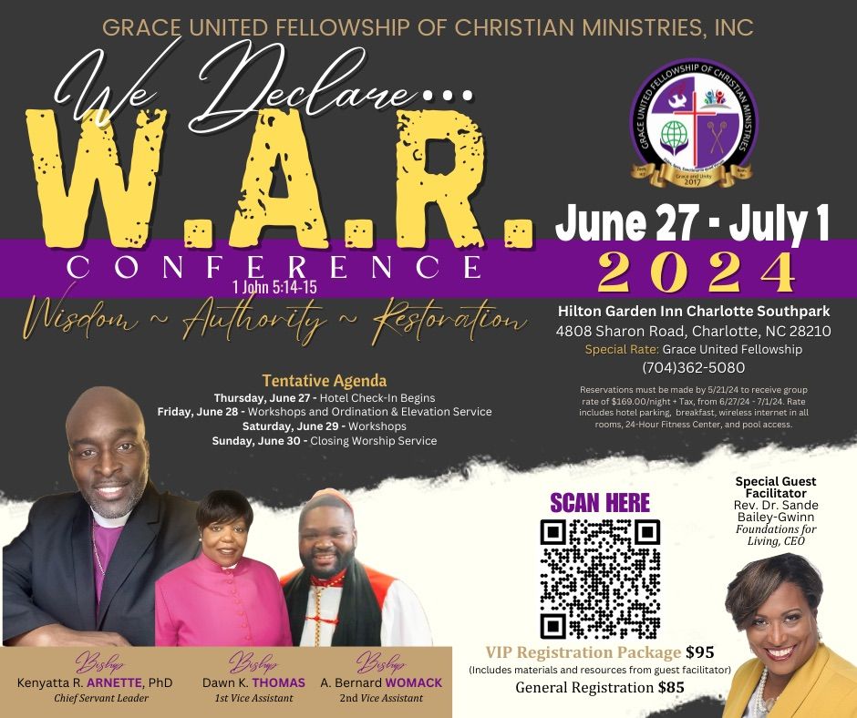 We Declare W.A.R. Conference