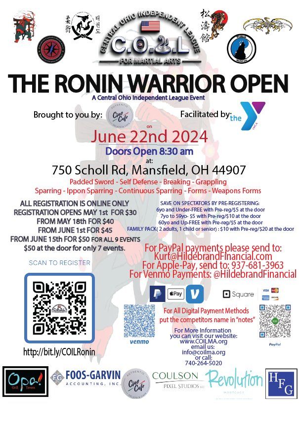 Ronin Warrior Open