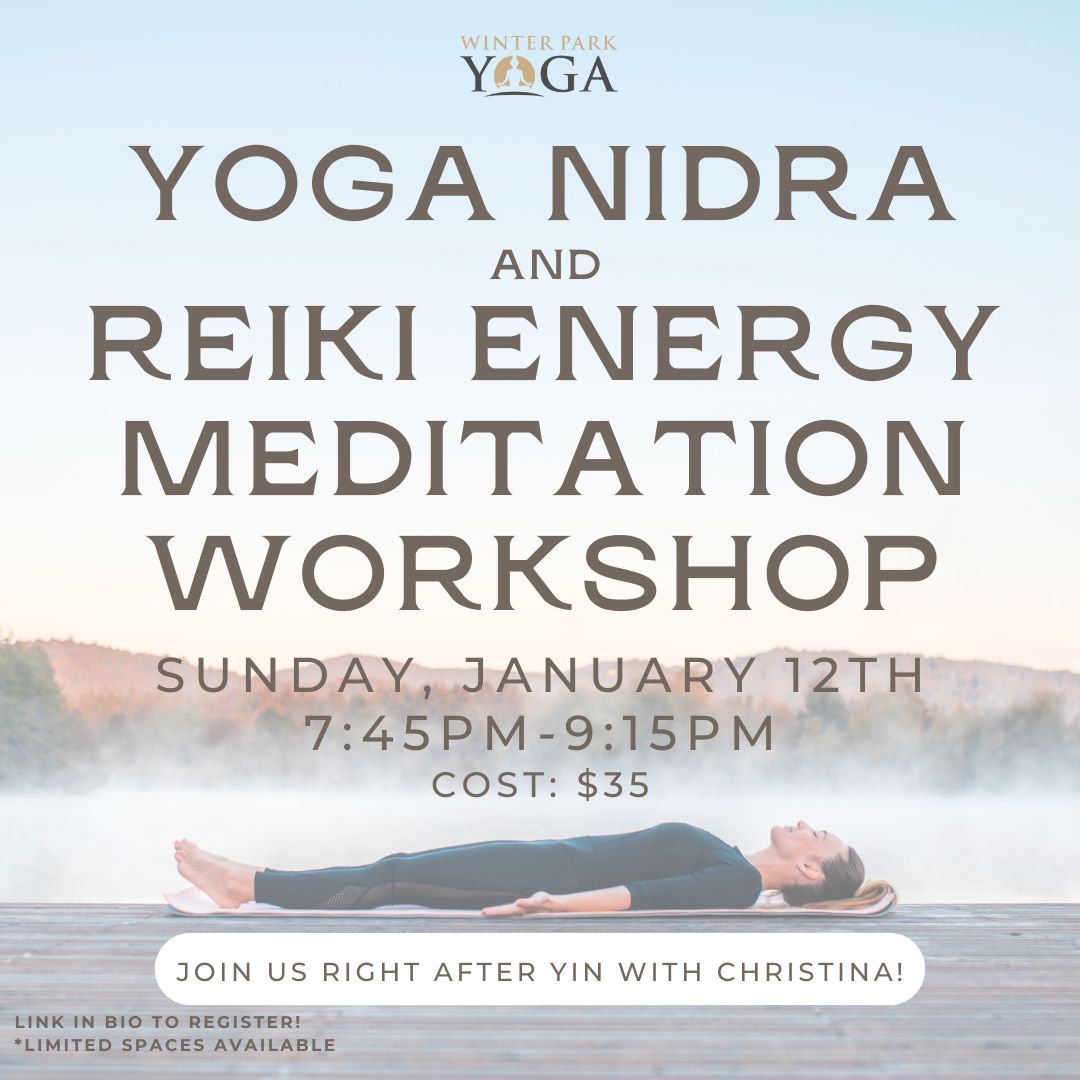 Yoga Nidra & Reiki Energy Meditation Workshop