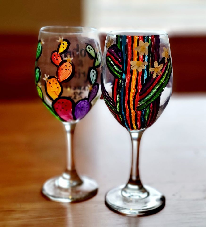 Sip & Paint a Glass @ Vino Wine Bar!