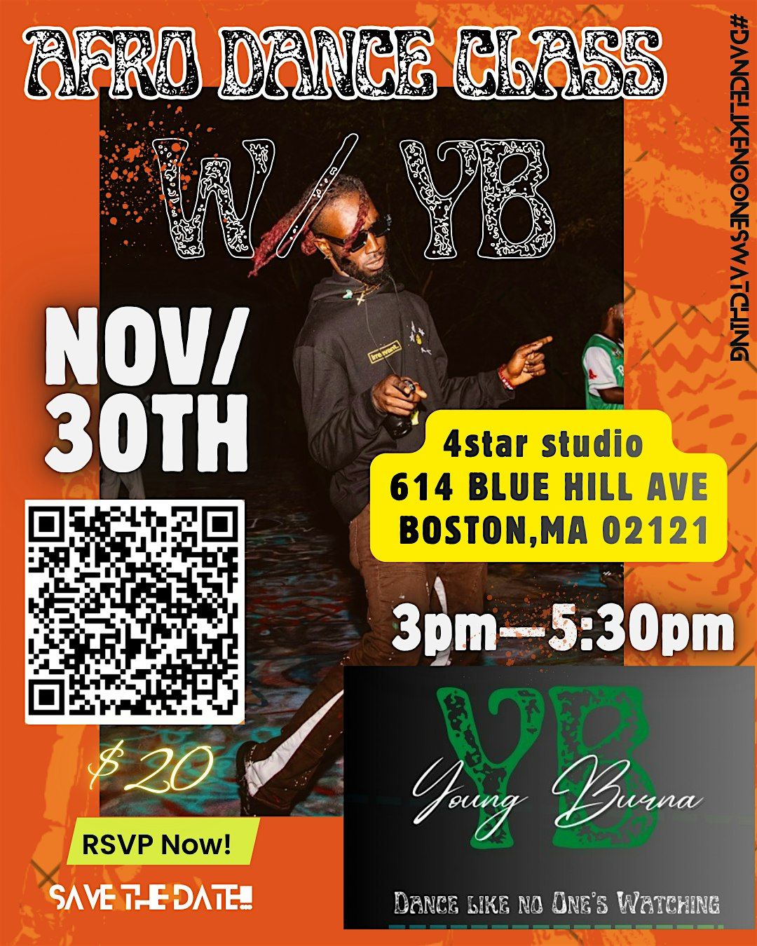 AFRO DANCE W\/ YOUNG BURNA