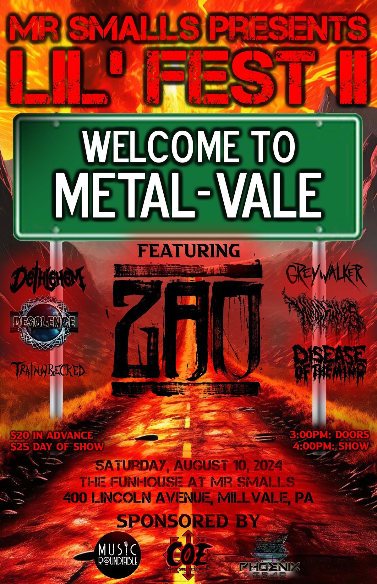 Lil' Fest II: Welcome to Metal-Vale ft. Zao 