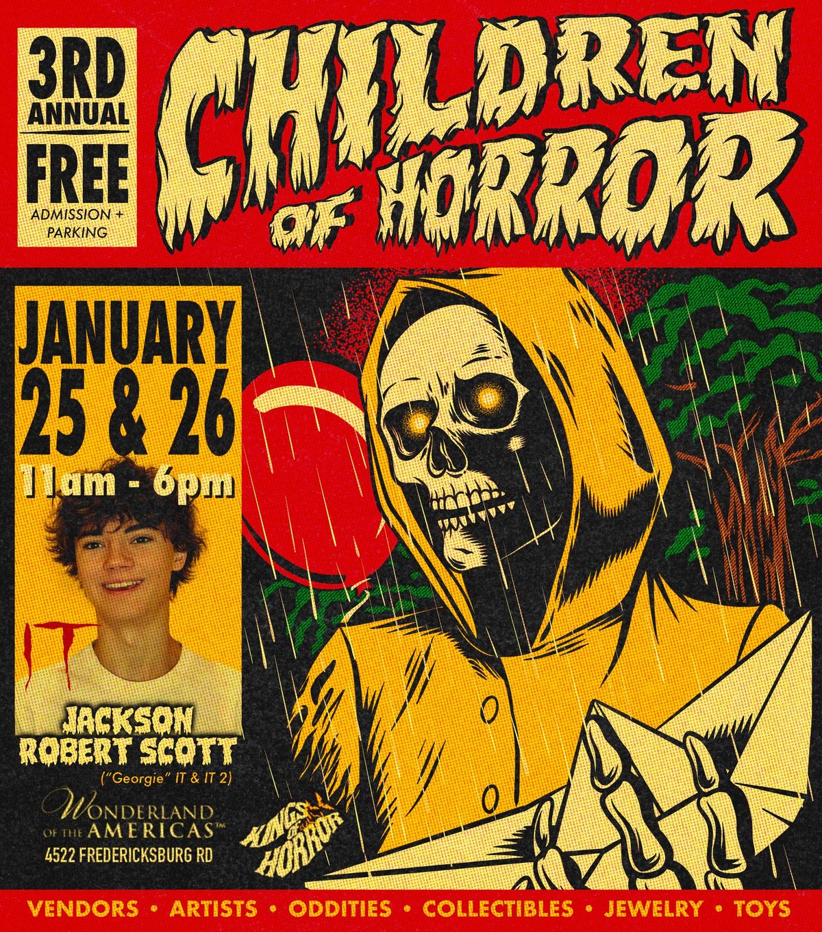 3rd Annual CHILDREN OF HORROR ft. Jackson Robert Scott (Georgie, It & It 2)