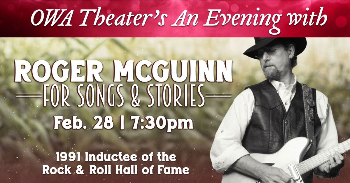 An Evening with Roger McGuinn for Songs and Stories 