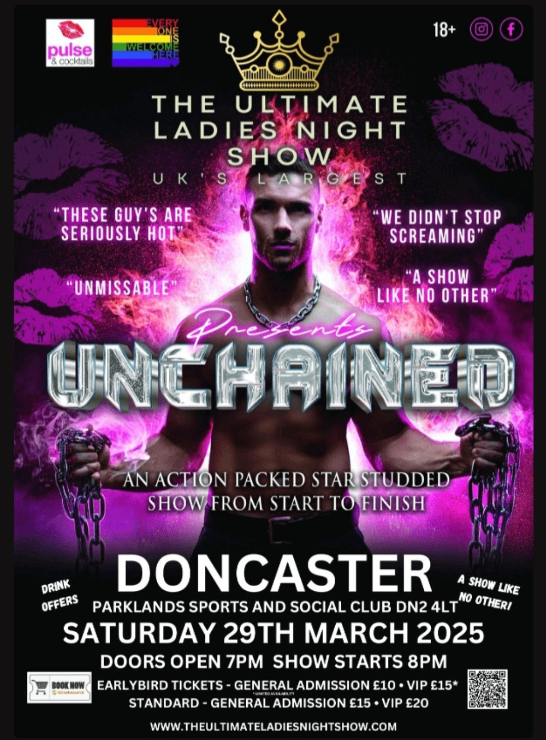 THE ULTIMATE LADIES NIGHT SHOW PRESENTS "UNCHAINED"