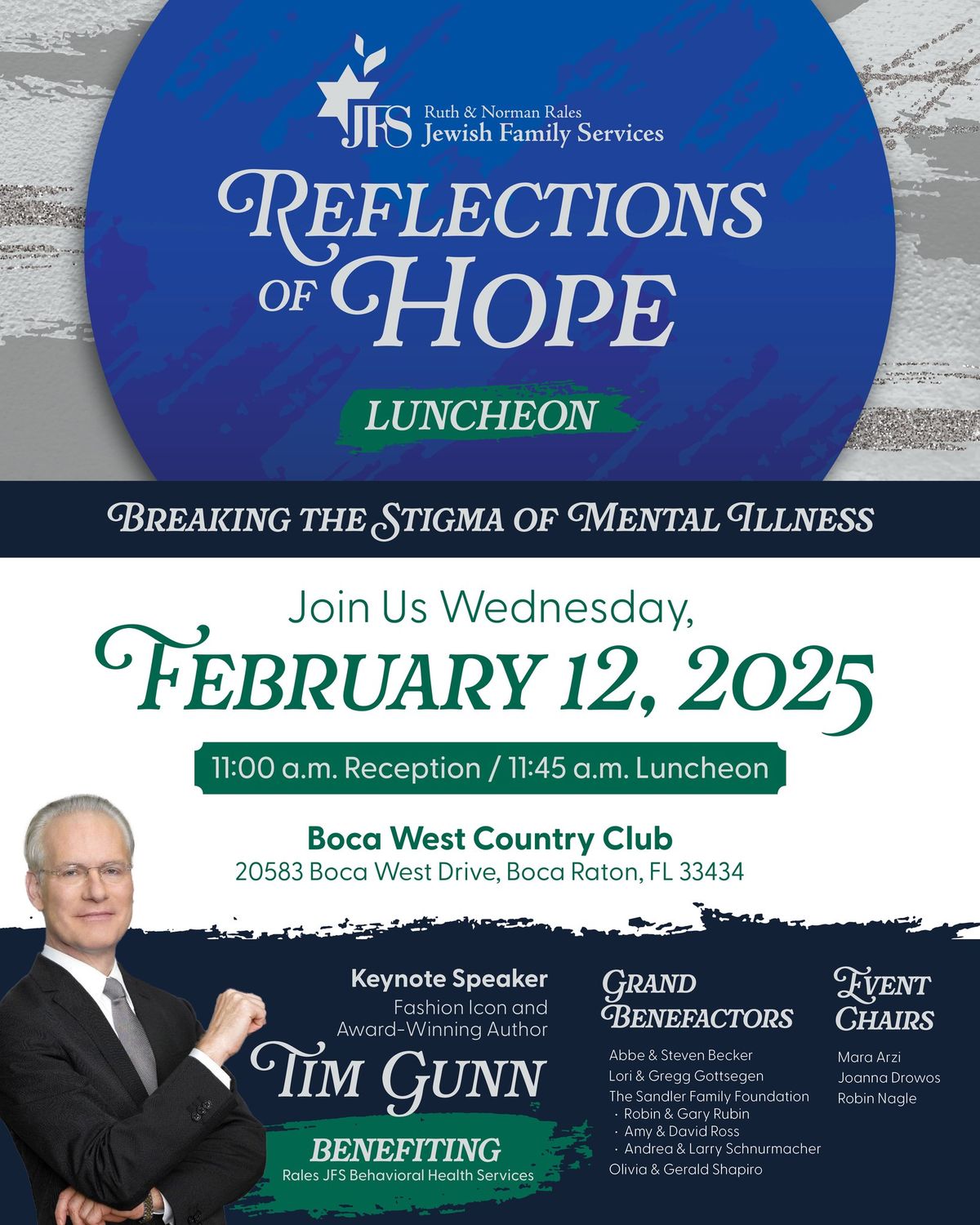 Reflections of Hope Luncheon with Keynote Speaker Tim Gunn