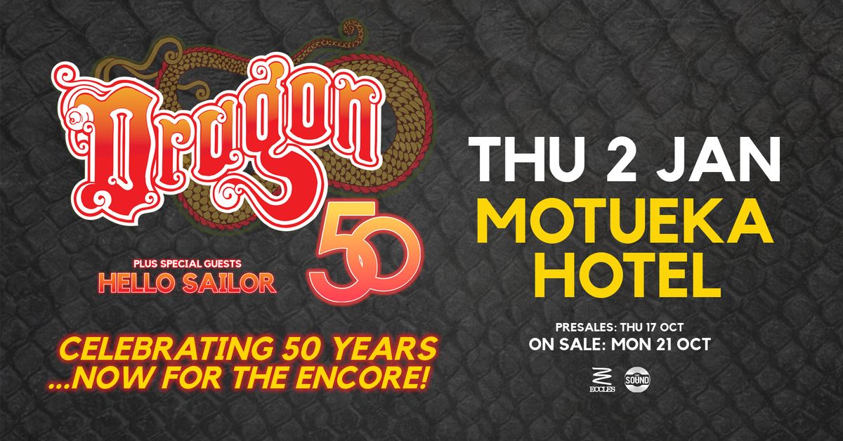 Dragon: Encore | Motueka Hotel