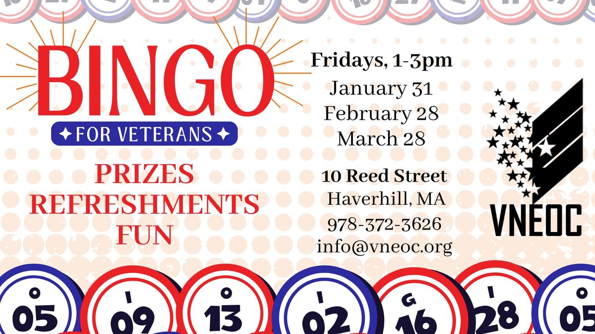 Bingo for Veterans